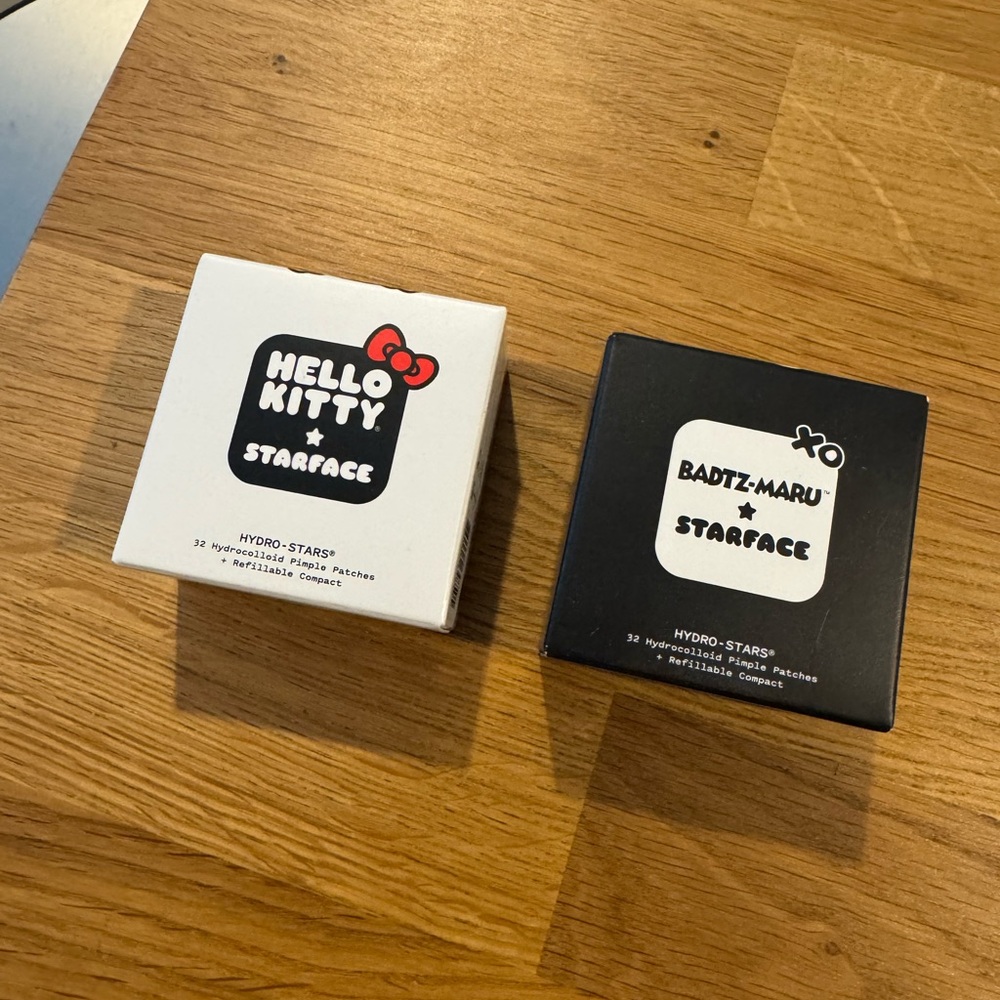 Hello Kitty And Badtz-Maru Starface Pimple Sticker Compacts